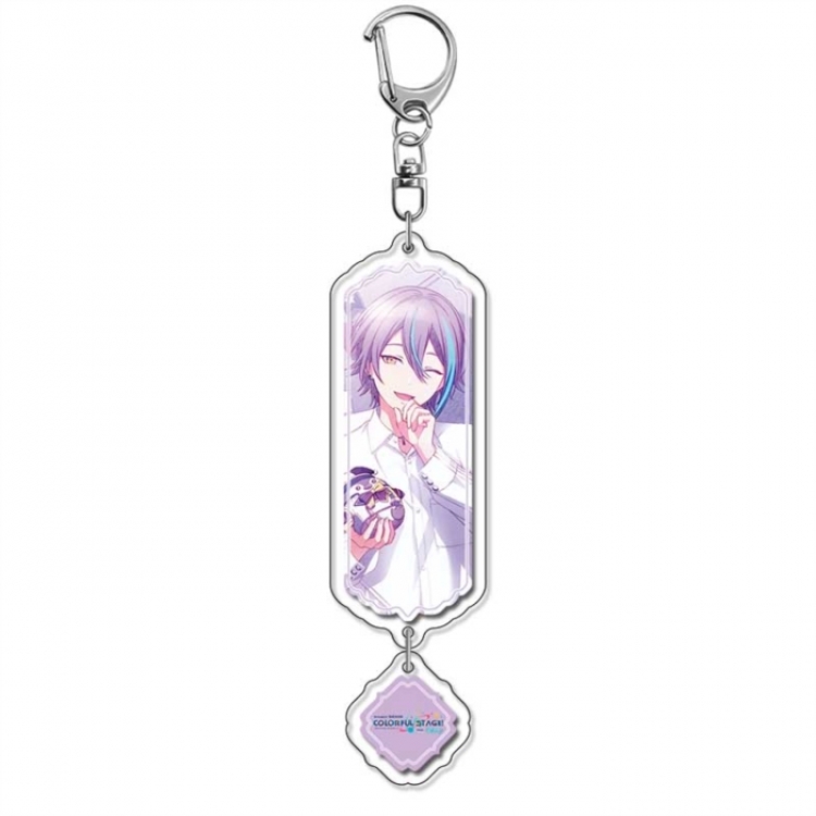 Hatsune Miku Anime peripheral acrylic keychain Long pendant 8.5cm price for 5 pcs