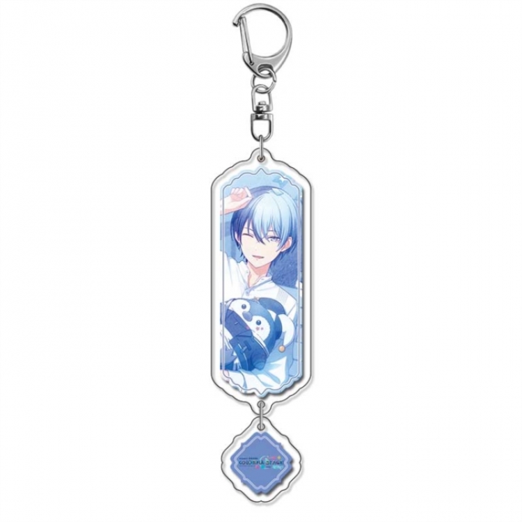 Hatsune Miku Anime peripheral acrylic keychain Long pendant 8.5cm price for 5 pcs