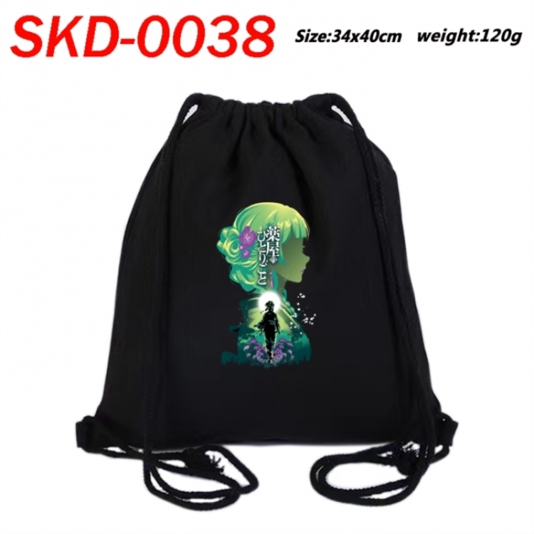 The Apothecary Diaries Hardware Anime themed Canvas Drawstring Backpack Tote Bag 34x40cm
