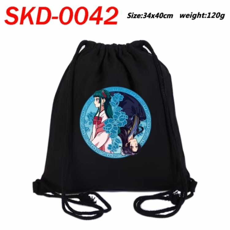 The Apothecary Diaries Hardware Anime themed Canvas Drawstring Backpack Tote Bag 34x40cm