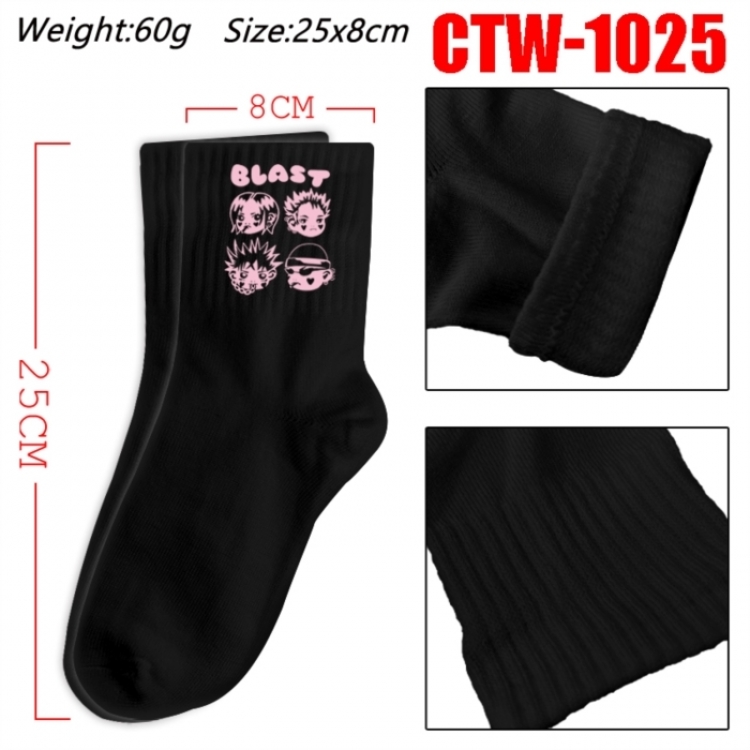 NANA Anime Print Long Crew Cotton Socks 25x8cm