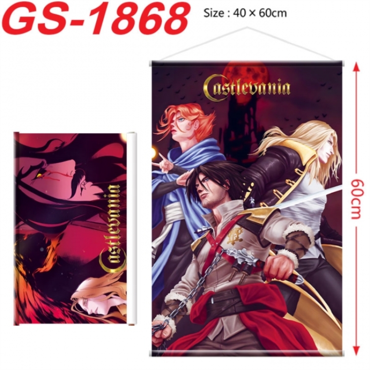 CASTLEVANIA Anime digital printing hanging rope hanging Wall Scroll 40x60cm