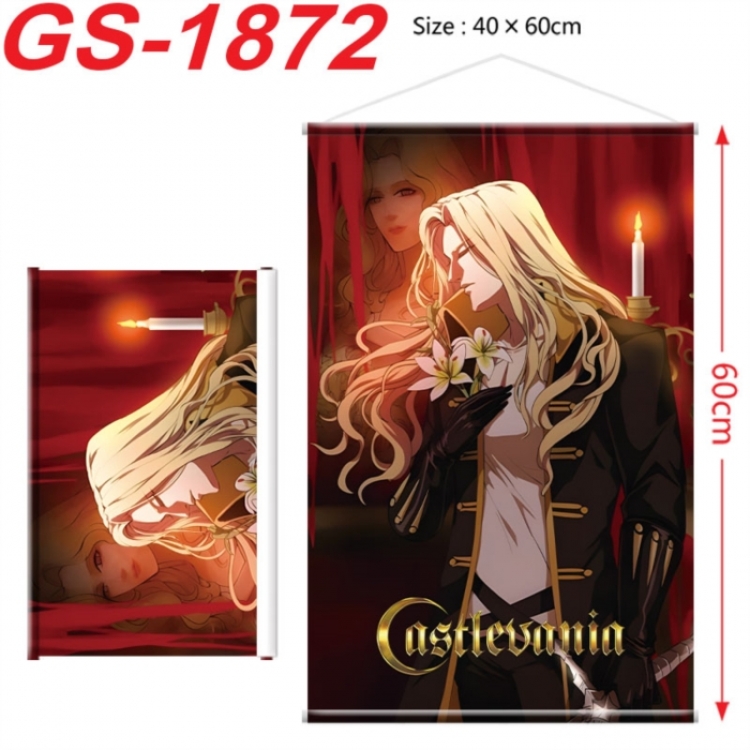 CASTLEVANIA Anime digital printing hanging rope hanging Wall Scroll 40x60cm