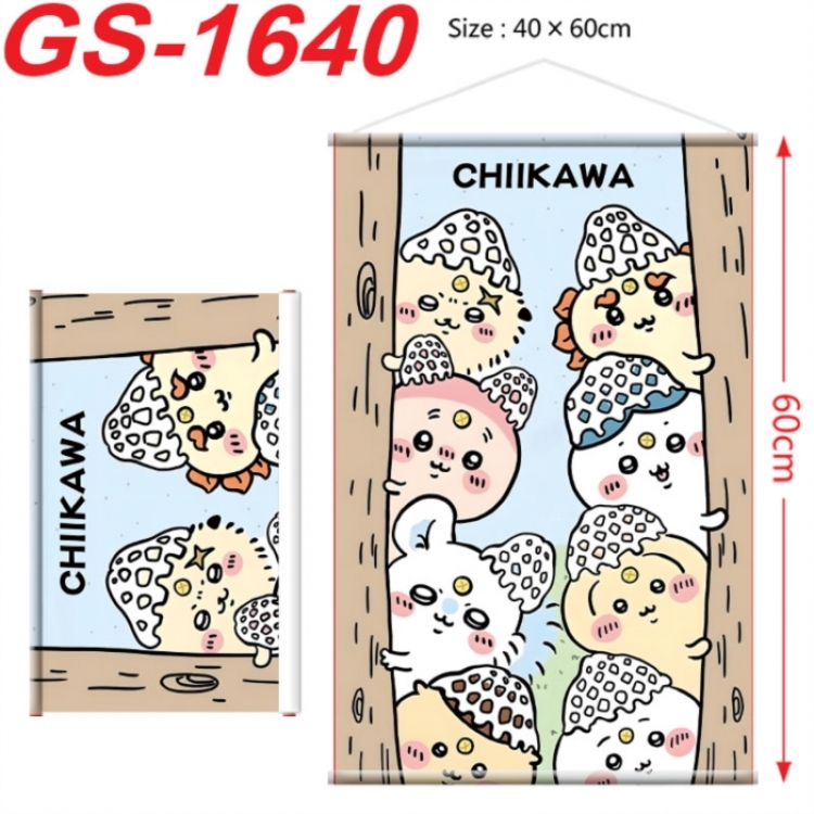 Chiikawa Anime digital printing hanging rope hanging Wall Scroll 40x60cm
