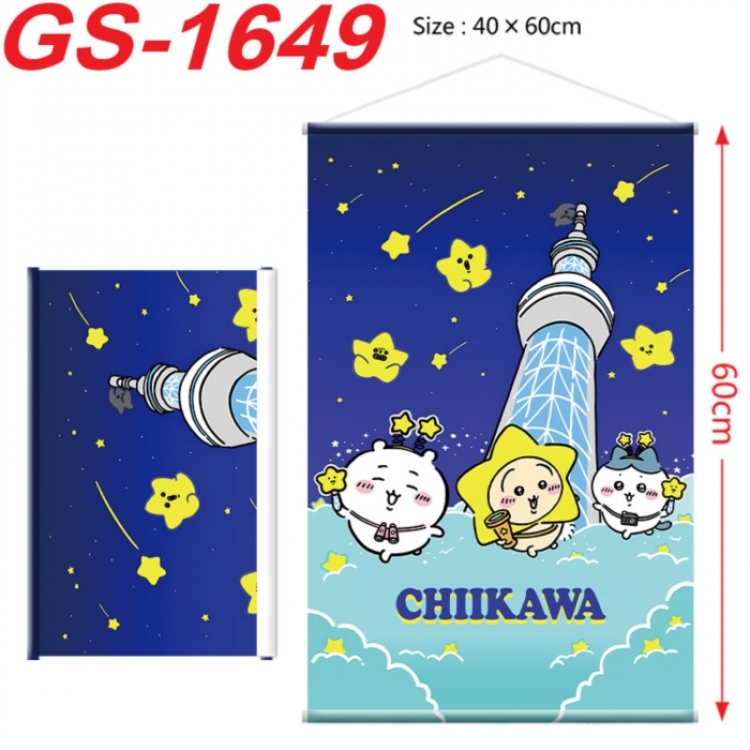 Chiikawa Anime digital printing hanging rope hanging Wall Scroll 40x60cm