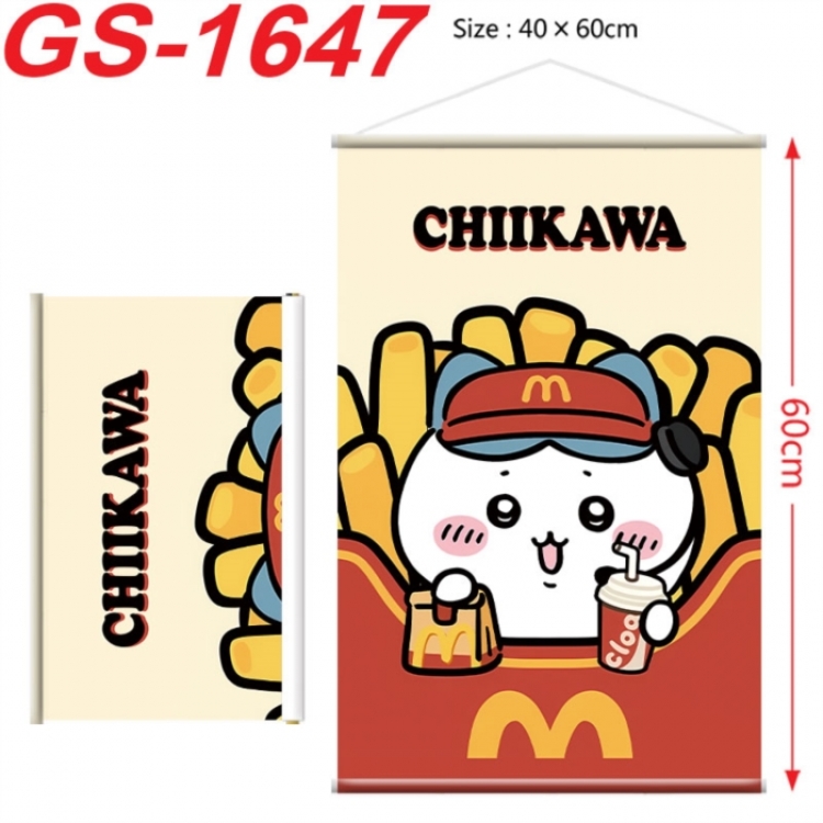 Chiikawa Anime digital printing hanging rope hanging Wall Scroll 40x60cm