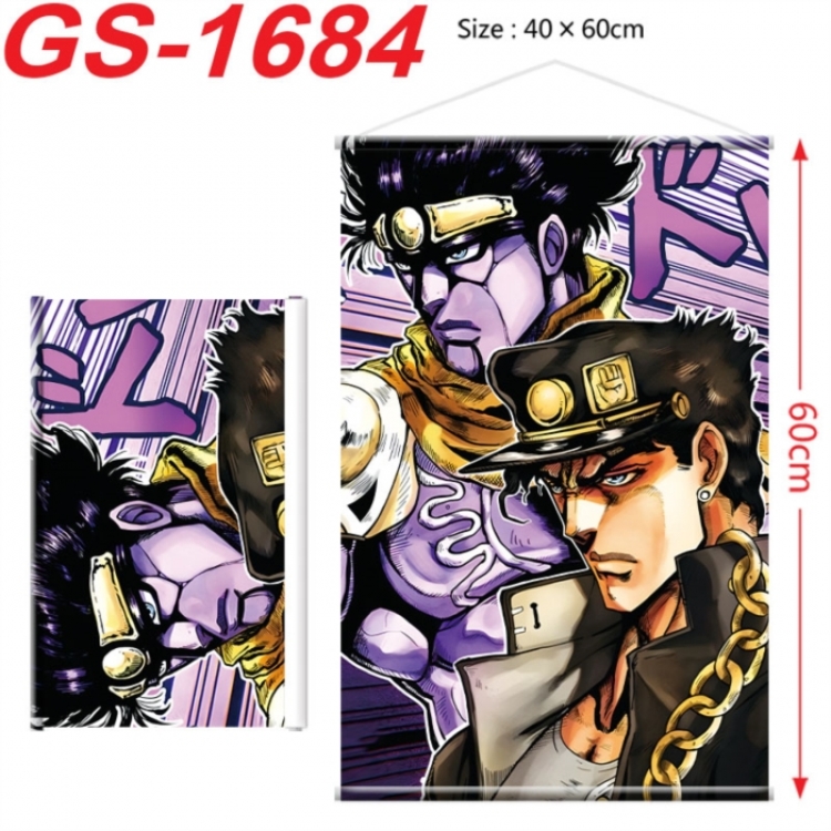 JoJos Bizarre Adventure Anime digital printing hanging rope hanging Wall Scroll 40x60cm