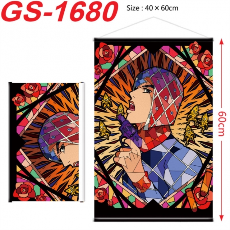 JoJos Bizarre Adventure Anime digital printing hanging rope hanging Wall Scroll 40x60cm