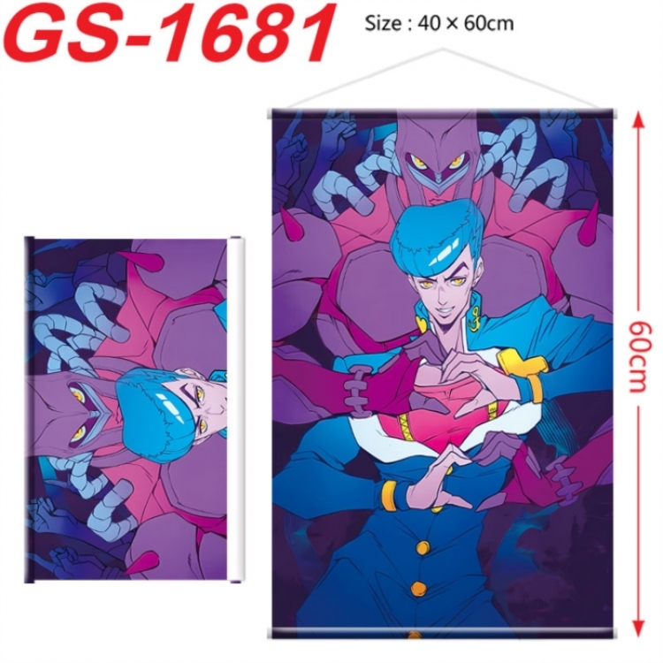 JoJos Bizarre Adventure Anime digital printing hanging rope hanging Wall Scroll 40x60cm