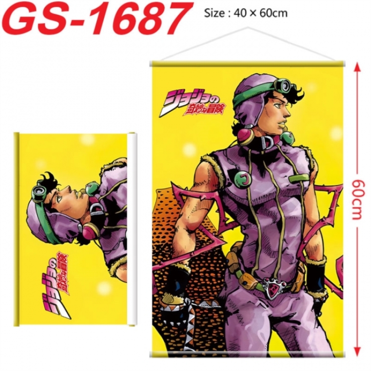 JoJos Bizarre Adventure Anime digital printing hanging rope hanging Wall Scroll 40x60cm