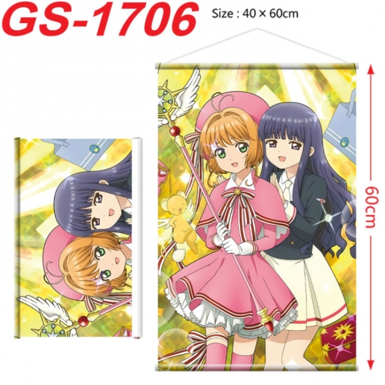 Card Captor Sakura Anime digital printing hanging rope hanging Wall Scroll 40x60cm
