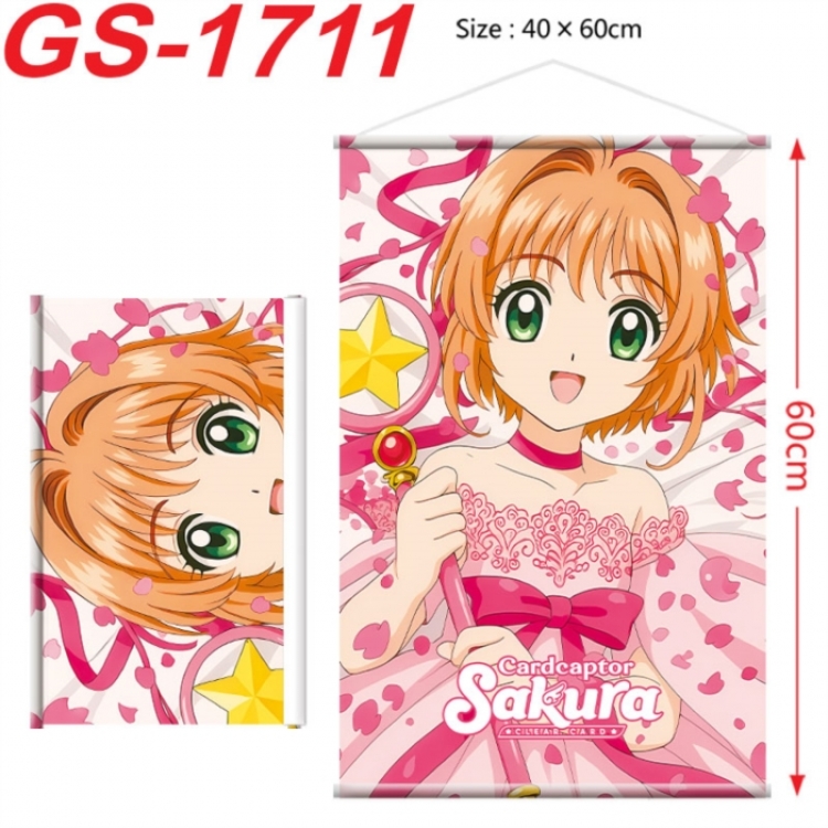 Card Captor Sakura Anime digital printing hanging rope hanging Wall Scroll 40x60cm