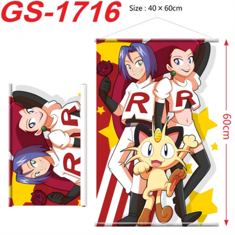 Pokemon Anime digital printing hanging rope hanging Wall Scroll 40x60cm