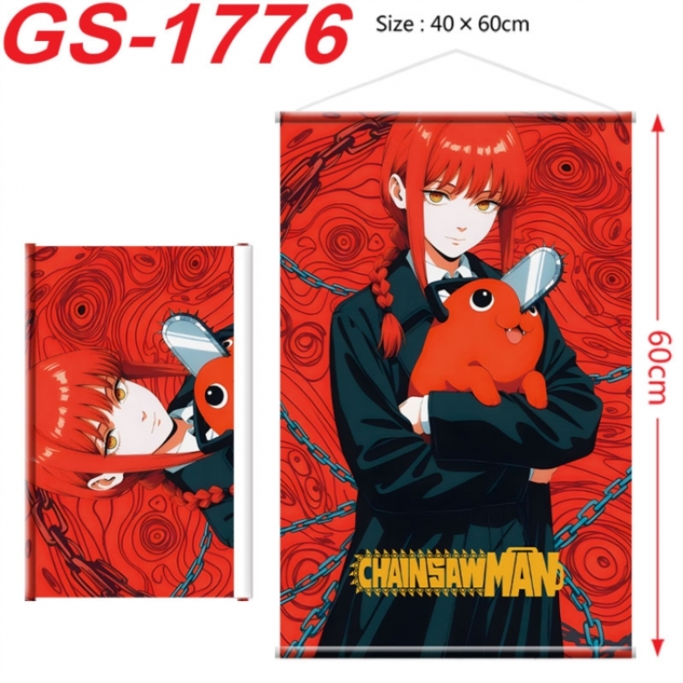 Chainsaw Man Anime digital printing hanging rope hanging Wall Scroll 40x60cm