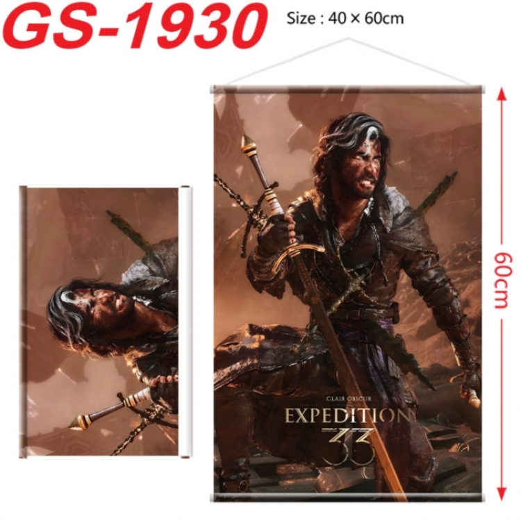 Clair Obscur: Expedition 33 Anime digital printing hanging rope hanging Wall Scroll 40x60cm
