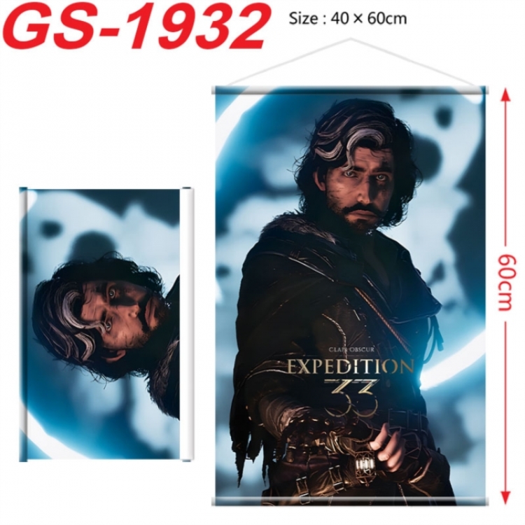 Clair Obscur: Expedition 33 Anime digital printing hanging rope hanging Wall Scroll 40x60cm