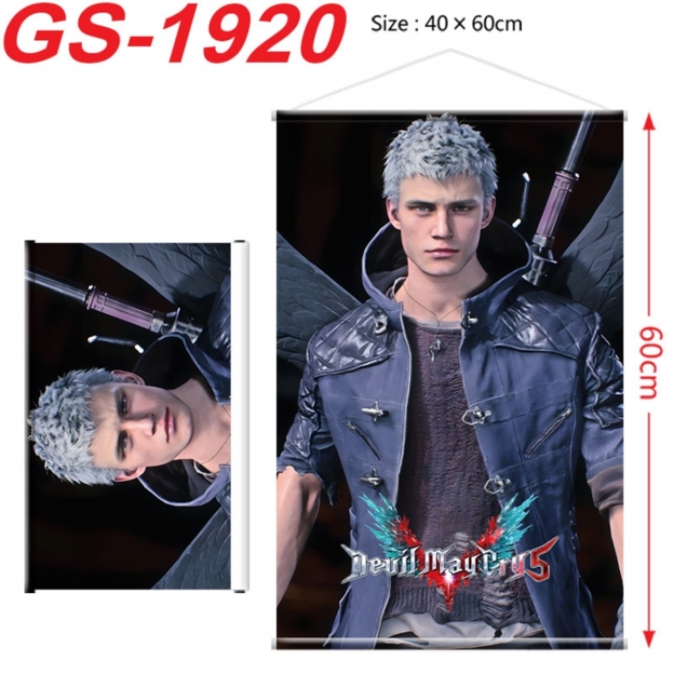 Devil May Cry Anime digital printing hanging rope hanging Wall Scroll 40x60cm