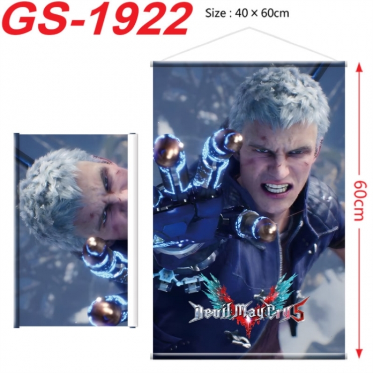 Devil May Cry Anime digital printing hanging rope hanging Wall Scroll 40x60cm
