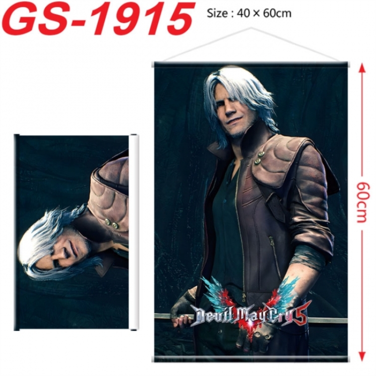 Devil May Cry Anime digital printing hanging rope hanging Wall Scroll 40x60cm
