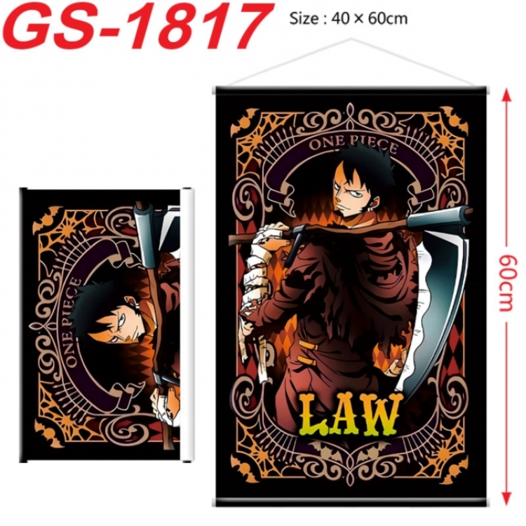 One Piece Anime digital printing hanging rope hanging Wall Scroll 40x60cm