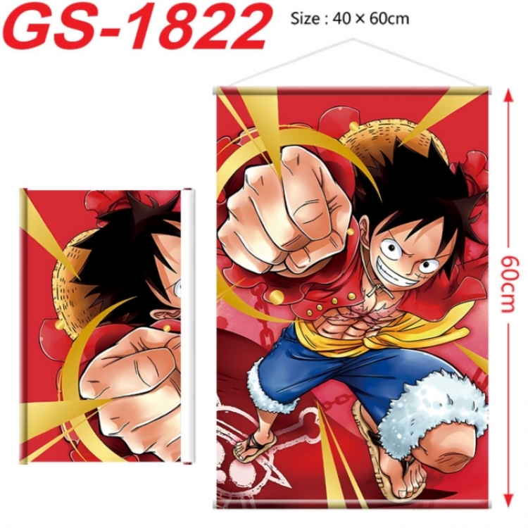 One Piece Anime digital printing hanging rope hanging Wall Scroll 40x60cm