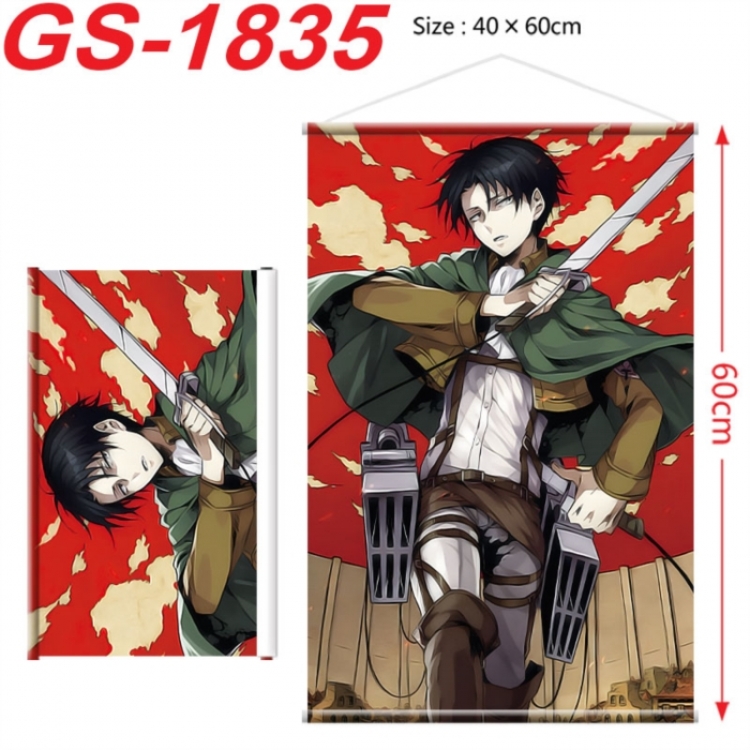 Shingeki no Kyojin Anime digital printing hanging rope hanging Wall Scroll 40x60cm