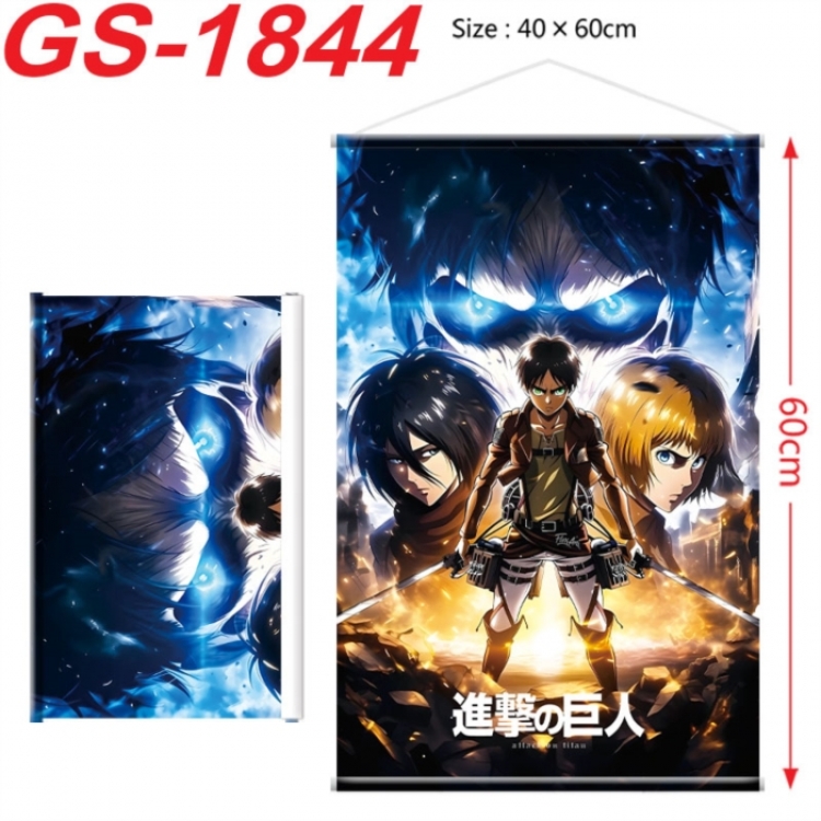 Shingeki no Kyojin Anime digital printing hanging rope hanging Wall Scroll 40x60cm