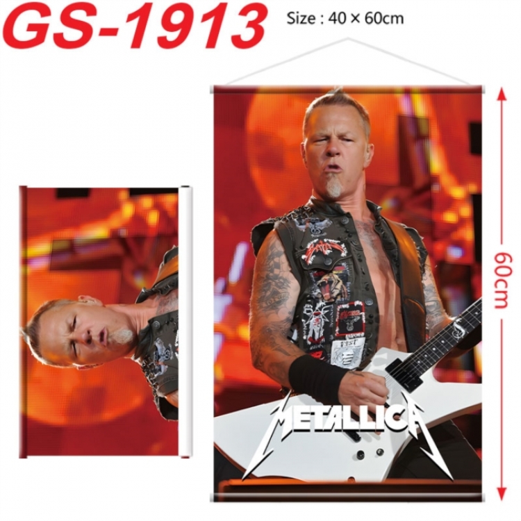 Metallica Anime digital printing hanging rope hanging Wall Scroll 40x60cm