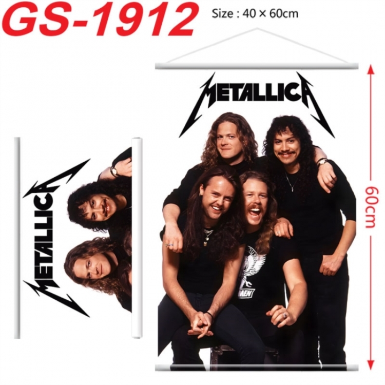 Metallica Anime digital printing hanging rope hanging Wall Scroll 40x60cm