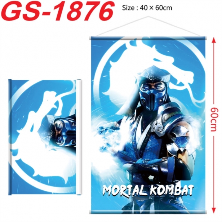 Mortal Kombat Anime digital printing hanging rope hanging Wall Scroll 40x60cm