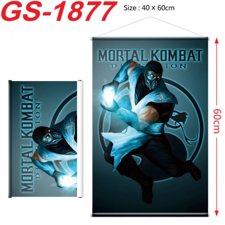 Mortal Kombat Anime digital printing hanging rope hanging Wall Scroll 40x60cm