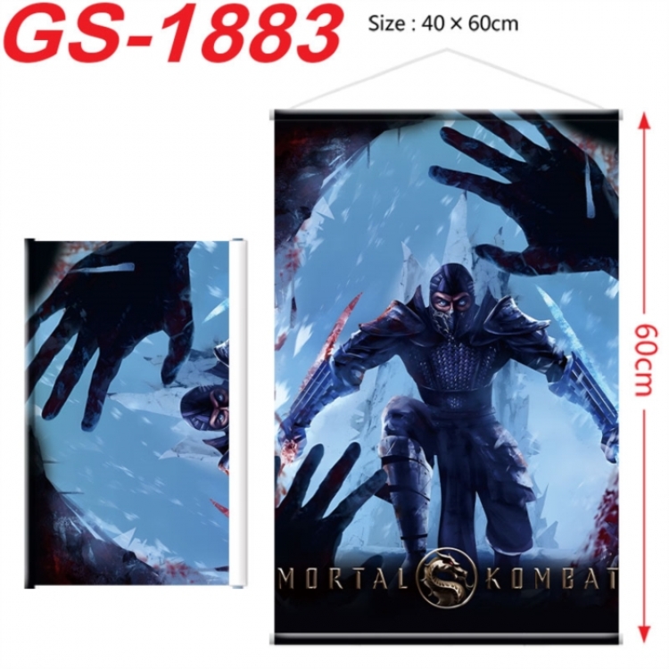 Mortal Kombat Anime digital printing hanging rope hanging Wall Scroll 40x60cm
