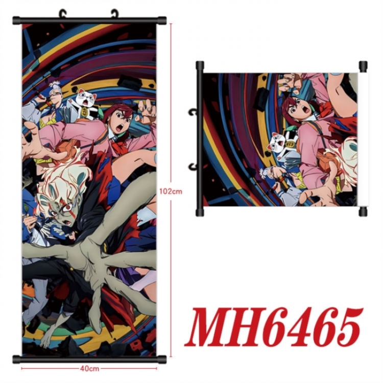 DANDADAN Anime black Plastic rod Cloth painting Wall Scroll 40X102CM 