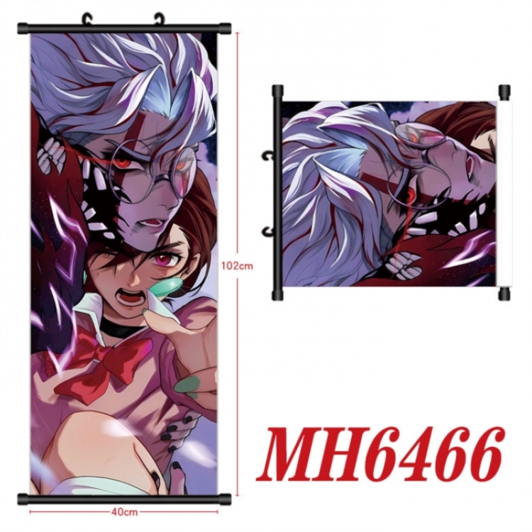 DANDADAN Anime black Plastic rod Cloth painting Wall Scroll 40X102CM 