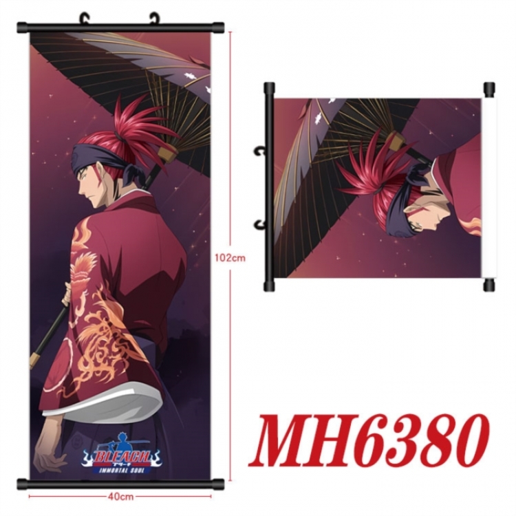 Bleach Anime black Plastic rod Cloth painting Wall Scroll 40X102CM