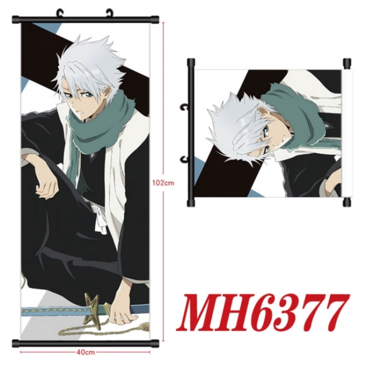 Bleach Anime black Plastic rod Cloth painting Wall Scroll 40X102CM