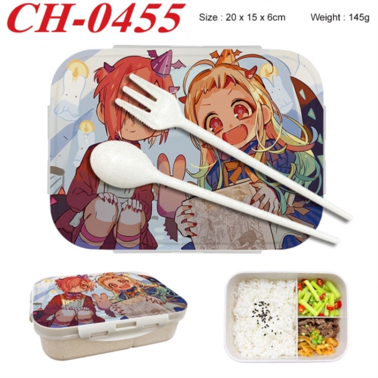 Toilet-bound Hanako-kun Anime themed UV printed student lunch box 20x15x6cm 145g