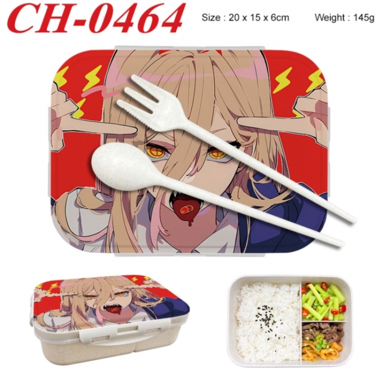 Chainsaw Man Anime themed UV printed student lunch box 20x15x6cm 145g