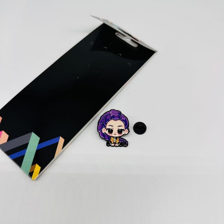 K-Pop Demon Hunters Anime peripheral character brooch badge price for 5 pcs