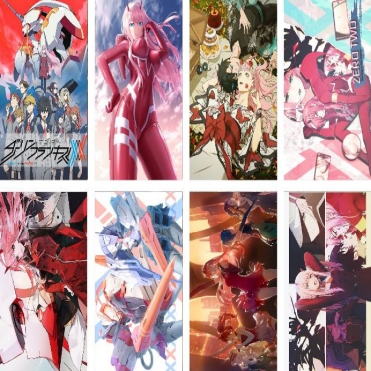 DARLING in the FRANX Embossed poster 8 pcs a set 42X29CM price for 5 sets