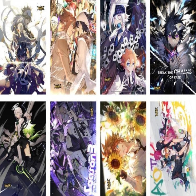 AOTU Embossed poster 8 pcs a set 42X29CM price for 5 sets 