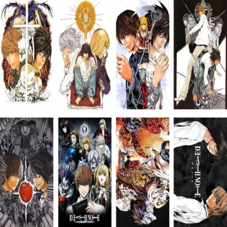 Death note Embossed poster 8 pcs a set 42X29CM price for 5 sets 