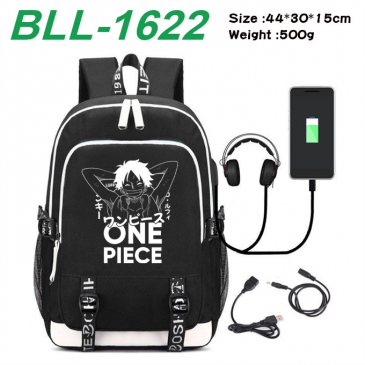 One Piece Game Canvas Backpack Waterproof School Bag 44X30X15CM 500G