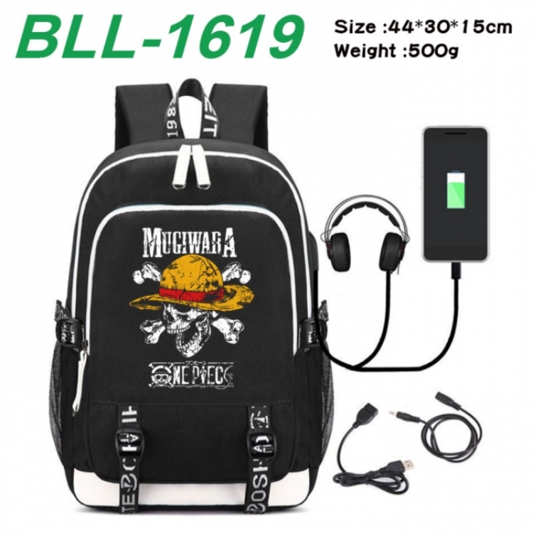 One Piece Game Canvas Backpack Waterproof School Bag 44X30X15CM 500G