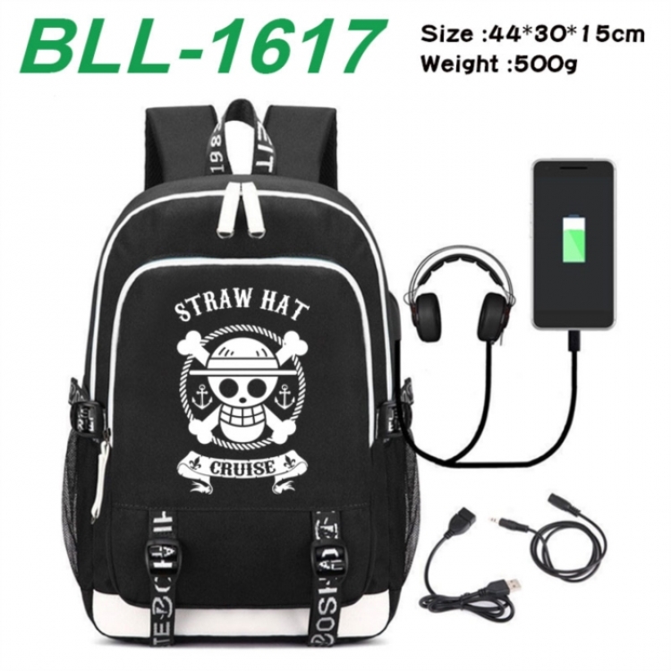 One Piece Game Canvas Backpack Waterproof School Bag 44X30X15CM 500G