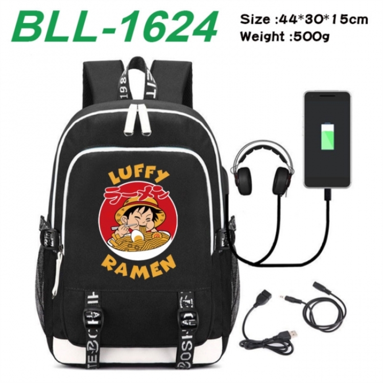 One Piece Game Canvas Backpack Waterproof School Bag 44X30X15CM 500G