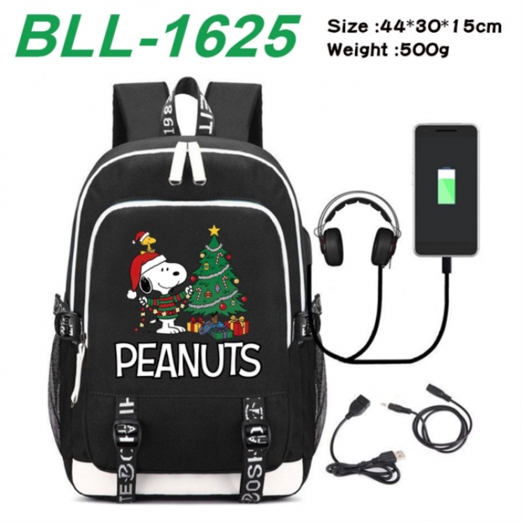 Peanuts‌ Game Canvas Backpack Waterproof School Bag 44X30X15CM 500G