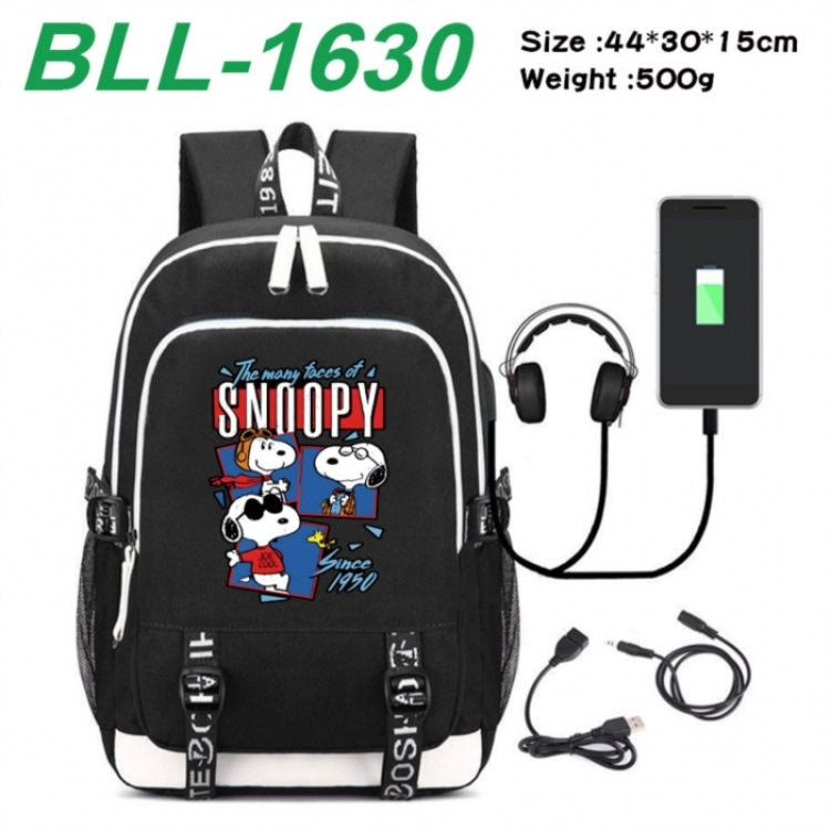 Peanuts‌ Game Canvas Backpack Waterproof School Bag 44X30X15CM 500G