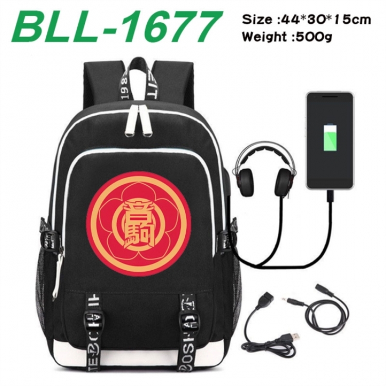 Haikyuu!! Game Canvas Backpack Waterproof School Bag 44X30X15CM 500G