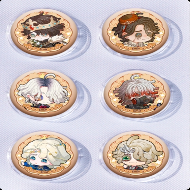Identity V Anime peripheral pill bar badge 25mm a set of 6 price for 5 sets   